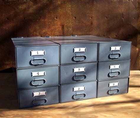 used metal drawers 4x3x12